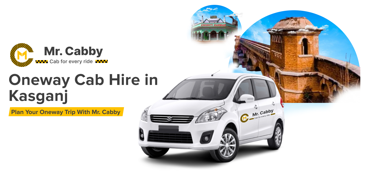 Book Oneway cab hire in Kasganj