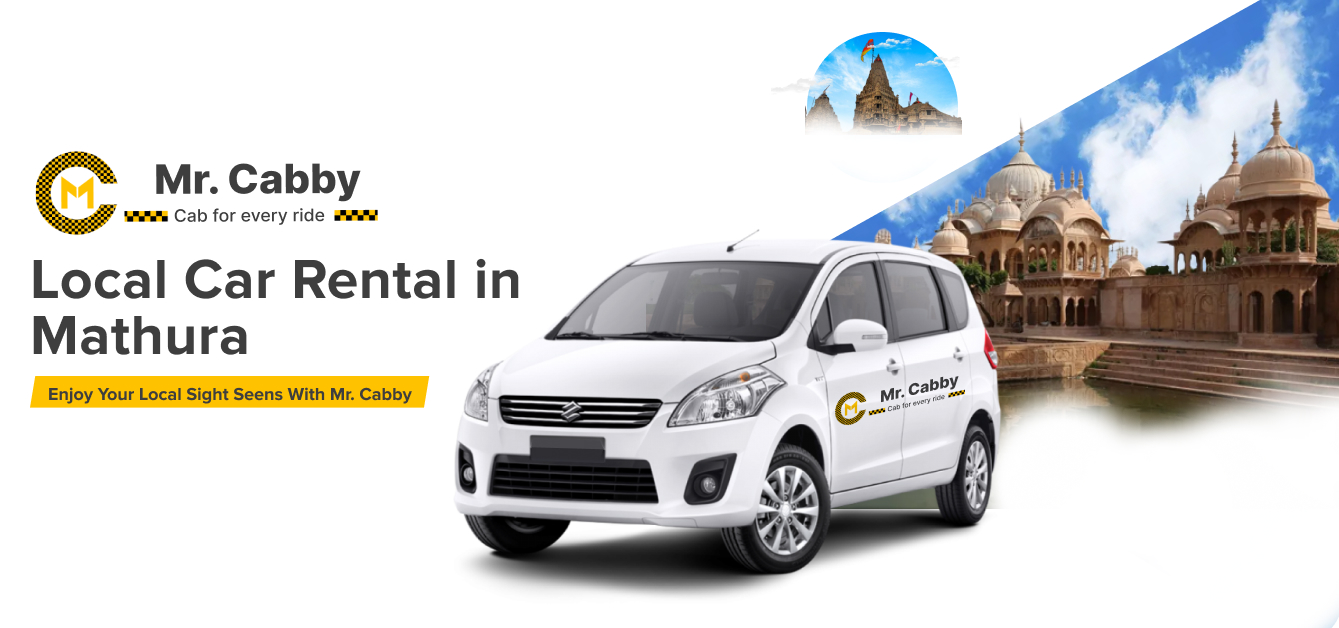 Book Full day or Half Taxi hire in Mathura